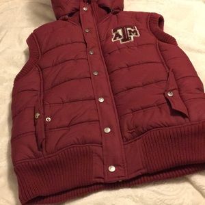 Texas A&M Aggies Puffy Vest Victoria's Secret PINK